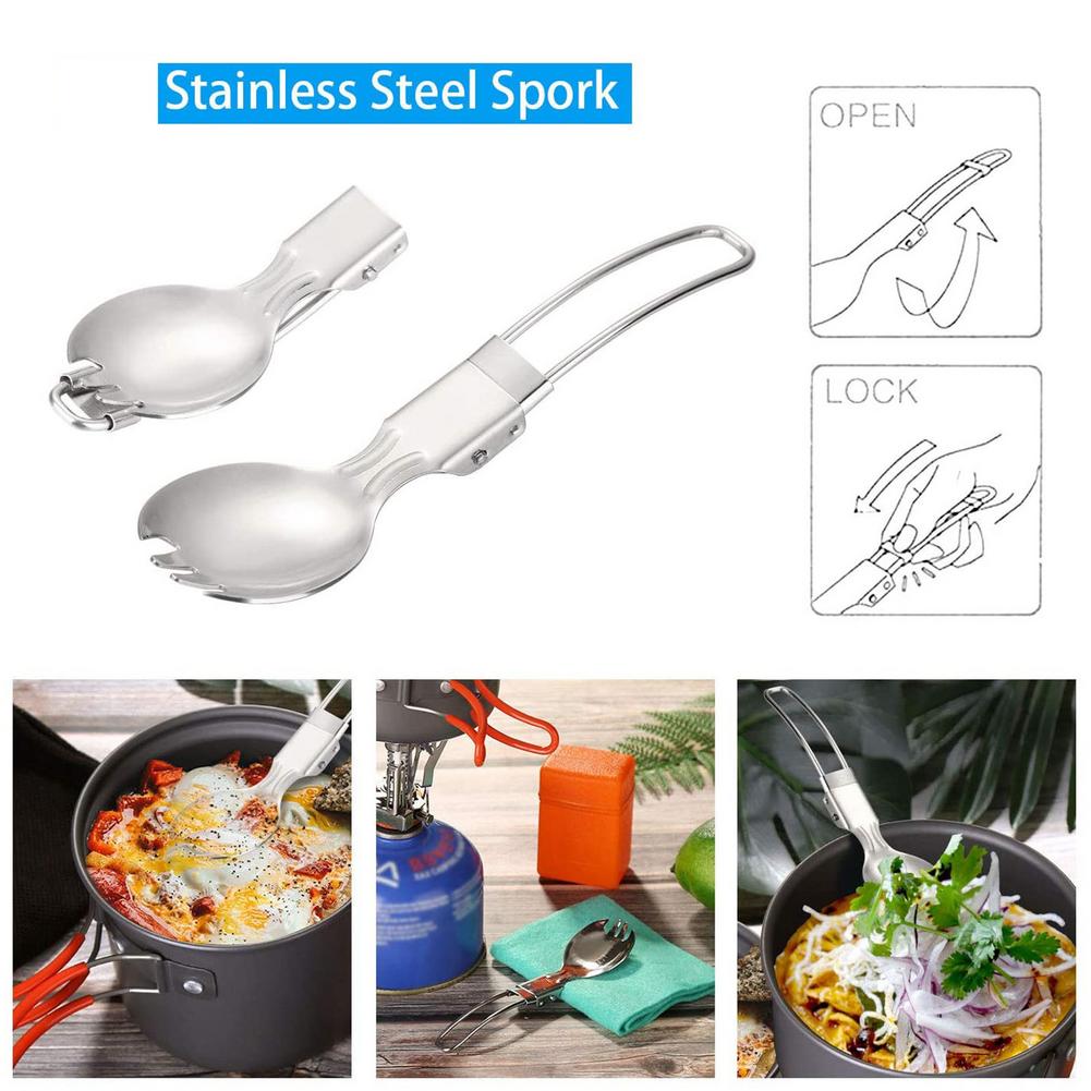 Mini Outdoor Camping Stove Cooker Pot Set Aluminum Alloy Compact Folding Portable Cooking Picnic Gas Heater Cooker