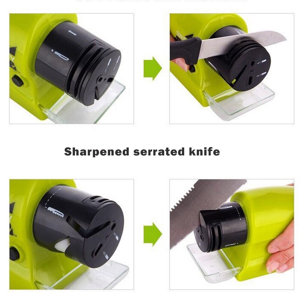 Kitchen Electric Multi-function Knife Sharpener Cordless Motorized Knife Blade-Motorized Knife Blade Tool Kitchen Accessories