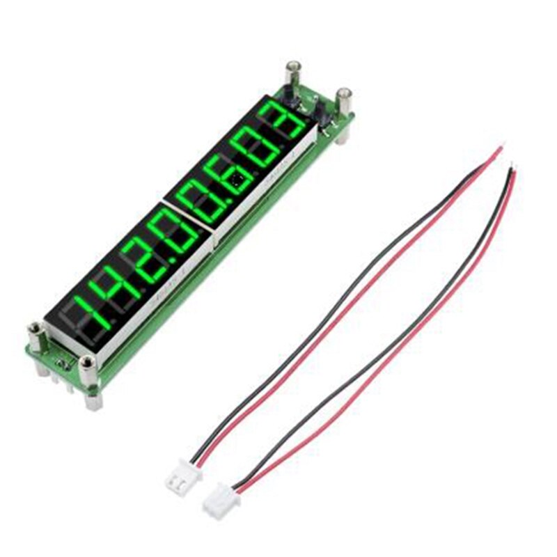 Rf Signaal Frequentie Counter Tester 0.1Hz-60Mhz 20Mhz Tot 2400Mhz 2.4Ghz 8 Cijfers Led digitale Cymometer Frequentie Meter