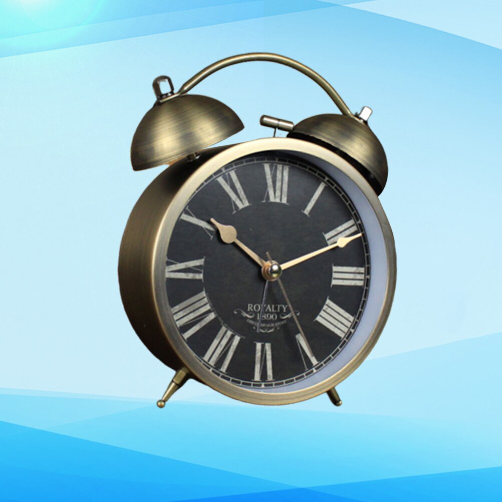 1pc Alarm Clock Practical Decorative Novel Retro Table Alarm for Co-worker Friends