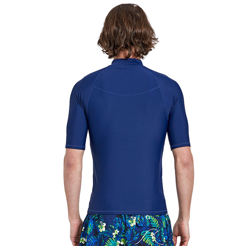 SBART Men&#39;s Rash Guard Shirt Mens Short Sleeved T-Shirt Swimwear Wakeboard Floatsuit Tops UV Swimming RashGuard