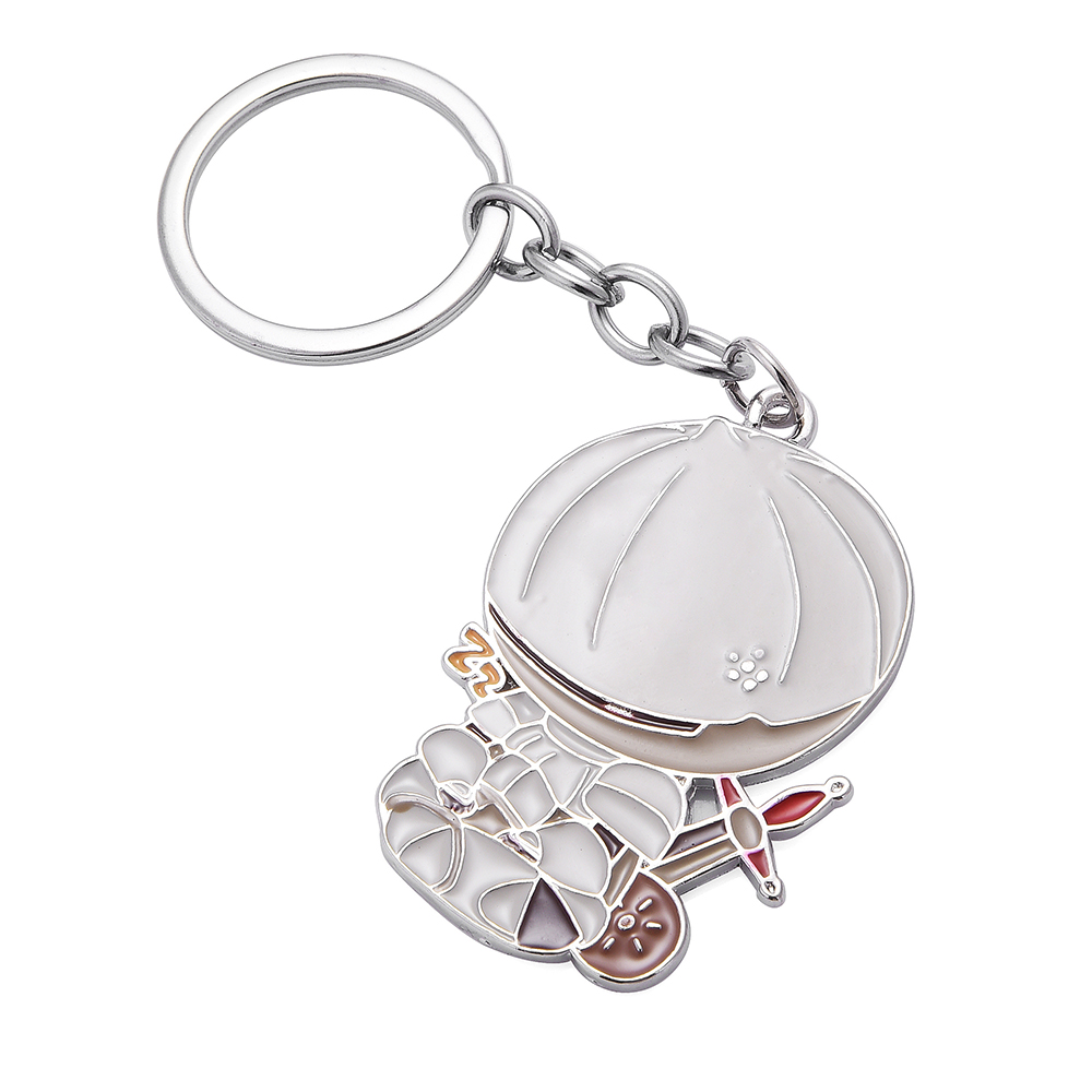 Game Dark Souls Keychain Sun Knight Shield Ornstein Artorias Sword Smough Hammer Key Chain Pendant Cosplay Jewelry: Light Blue