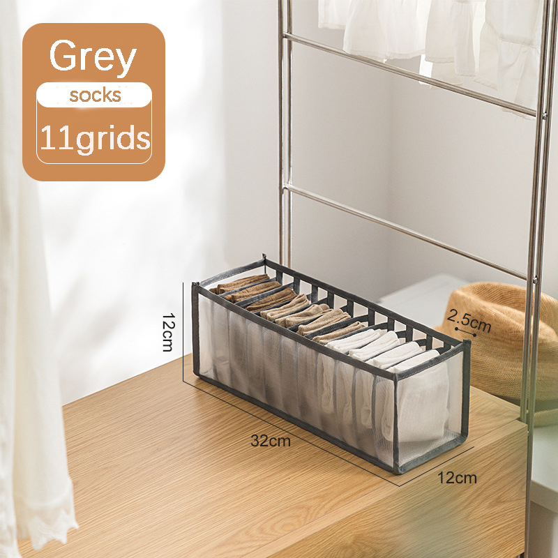 Organizador de armario plegable, cajas de almacenamiento de Jeans, suéter, calcetines, armario, ropa interior, Cajones, cajas separadoras de ropa: plum