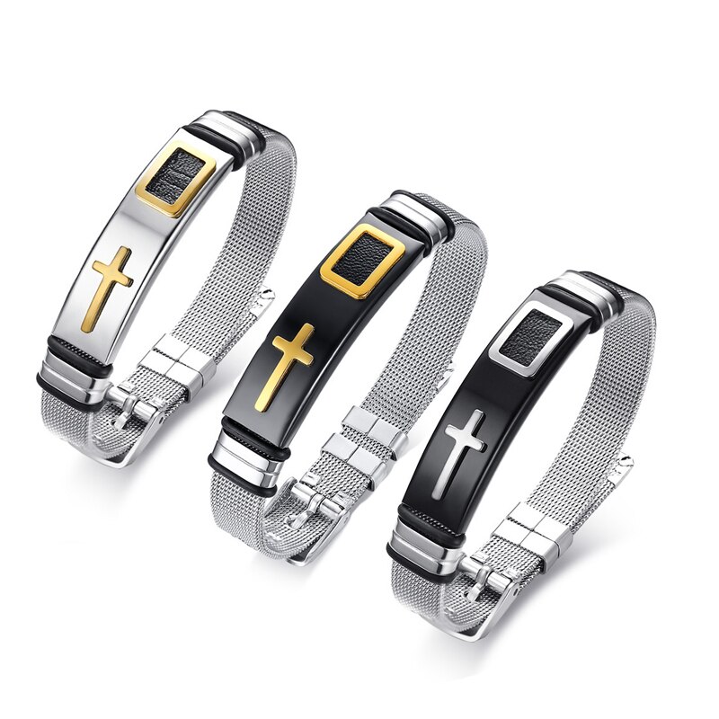 schiff Gurt Armbänder einstellen für Frau Edelstahl Netto Uhr Band Männlich Weiblich unisex Gebet Pulsera Größe Einstellbar: 3 stck einstellen