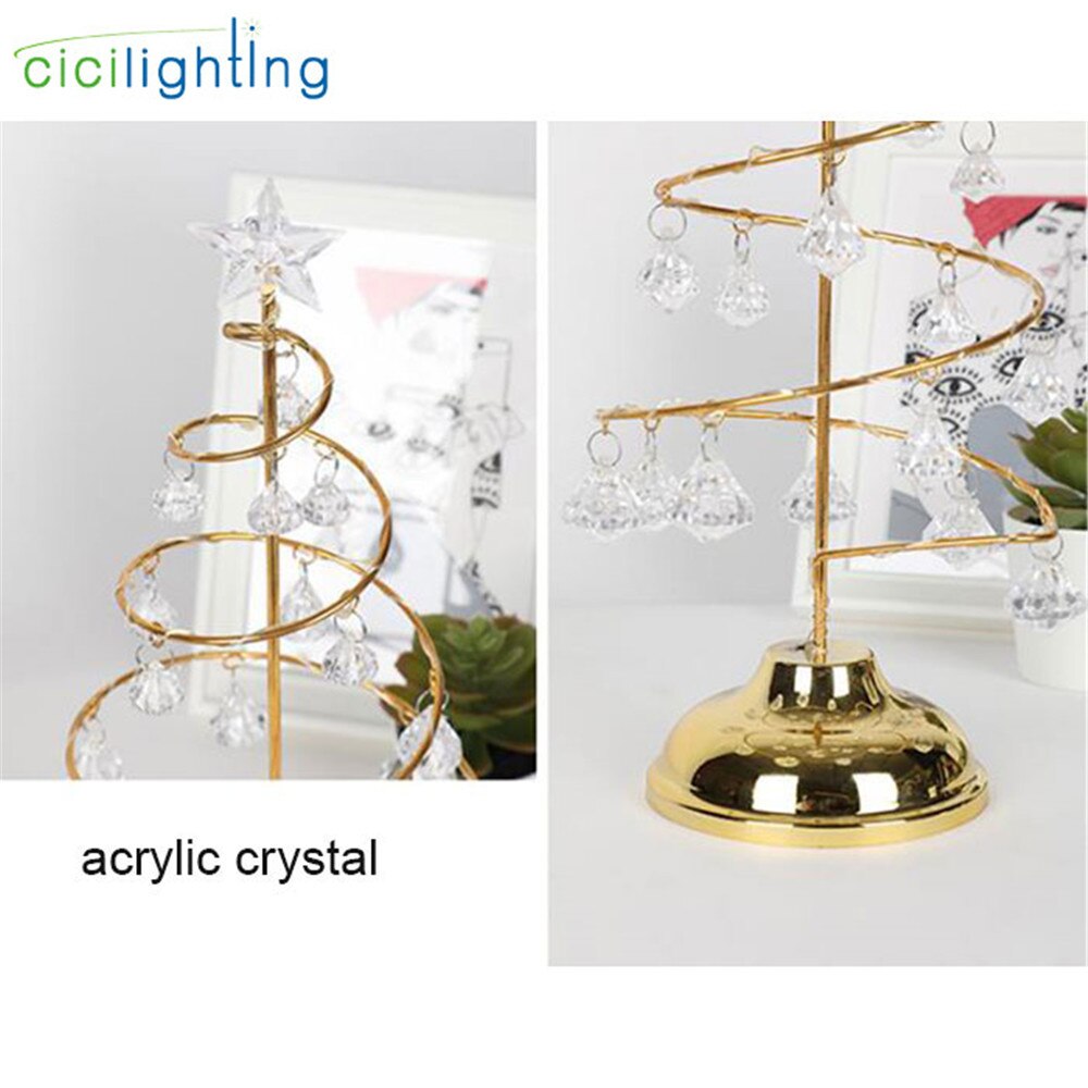 Guirnalda navideña de luces led dorada y plateada, lámpara de mesa de decoración navideña para dormitorio, lámpara de mesa blanca fría cálida para decoración de escritorio, luz nocturna