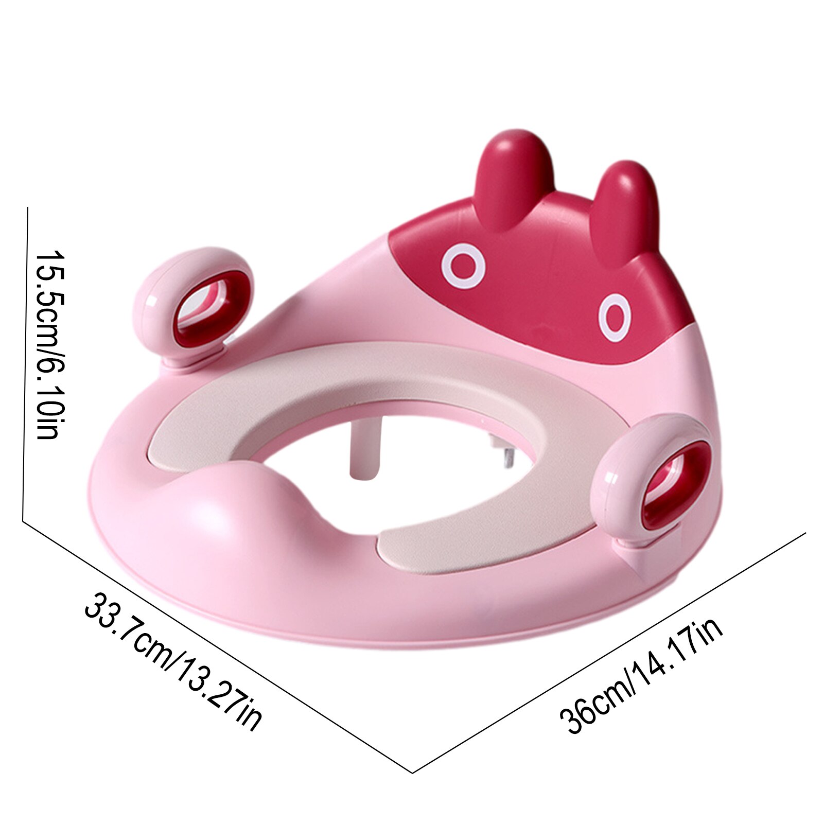 0-6 lat stary dziecięcy miękki nocnik z tworzywa sztucznego pluśnięcie-strażnik Droga garnek niemowlę śliczna nakładka na sedes dla dziecka chłopcy i dziewczęta nocnik trener siedziba