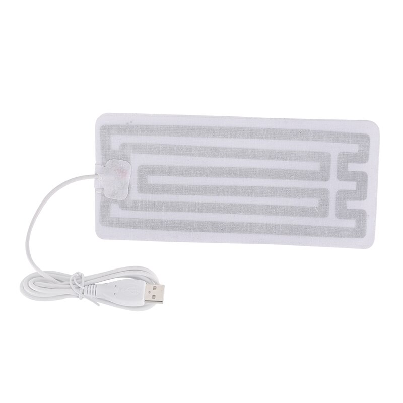 1 par 5v usb varmeelement filmvarmer innleggssåler vinter utendørs sport ski varme innleggssåler holder varmen for menn kvinners sko 7*18cm