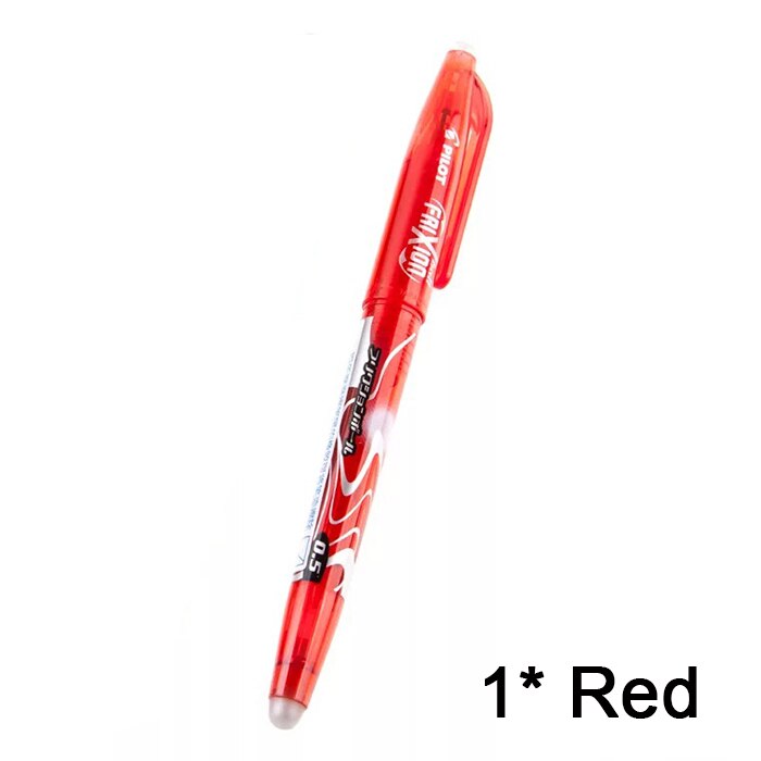 Pilot Frixion LFB-20EF-B Colors Erasable Marker Gel Ink Pen Medium Tip 0.5 mm for Elfinbook [More option]: 1 Red