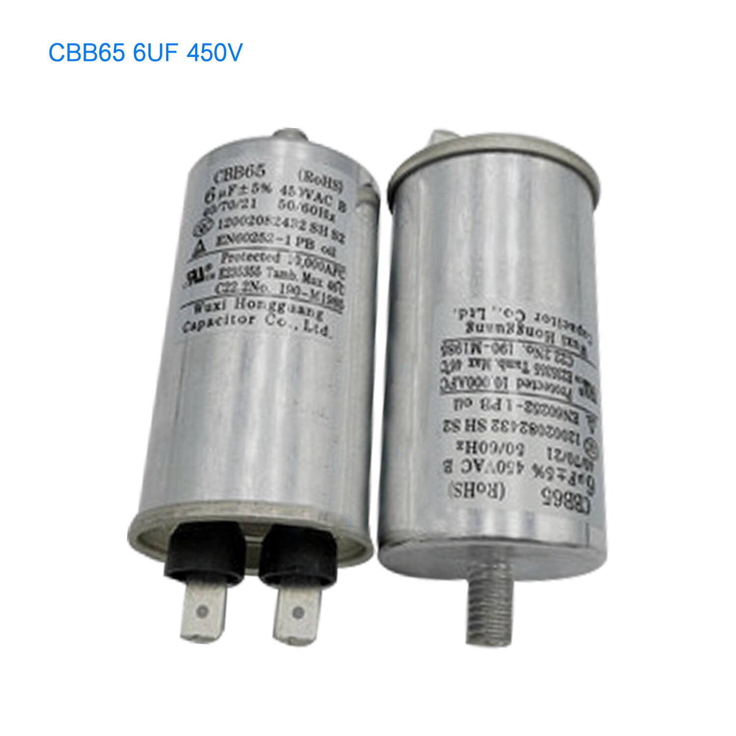 Capacitor Motor Capacitor Accessories CBB65 MKP3/4/5/6/7UF 450V Capacitor For Washer Dish Washer: 6UF 450V