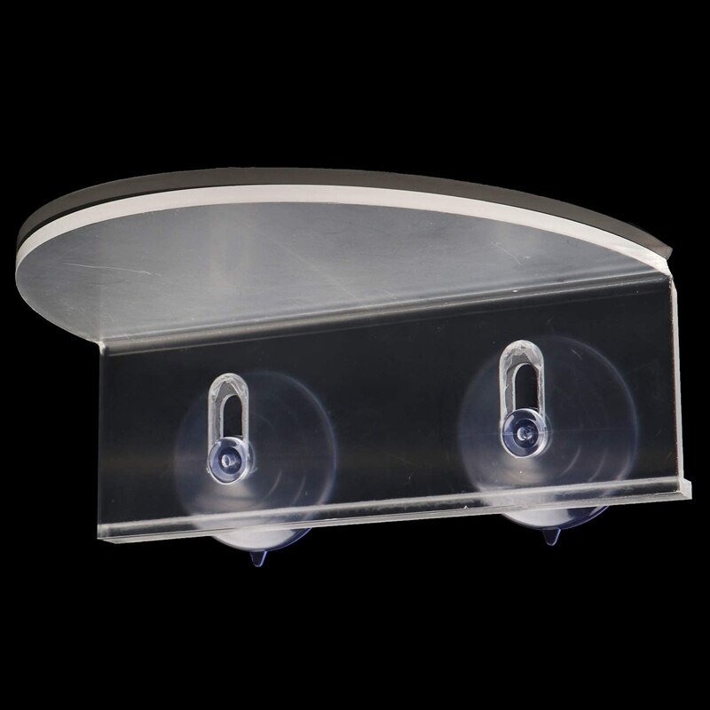 Window Planter Shelf Suction Cup Shelf Window Mounted Storage Tray Clear Acrylic Plant Pot Shelf for Hold Plants Home