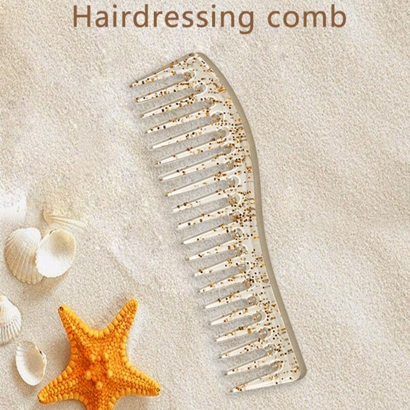 Hairdressing Wide Tooth Hair Combs Scalp Massage Hair Brush Salon Tool
