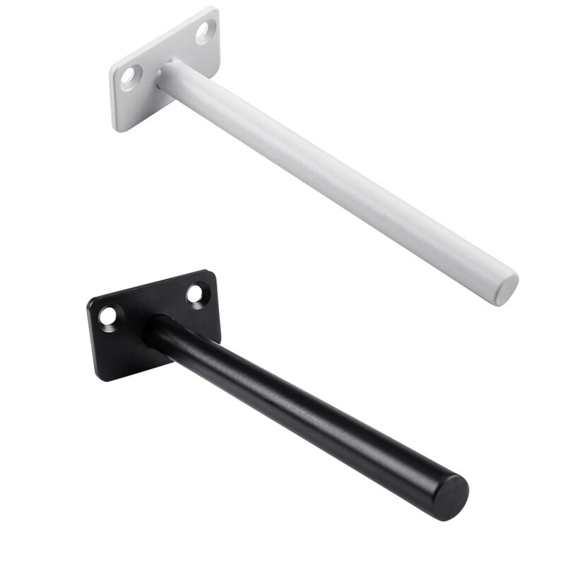 2 Stks/set T-Vormige Onzichtbare Muur Gemonteerde Plank Ondersteuning Rack Fix Drijvende Beugel U50A