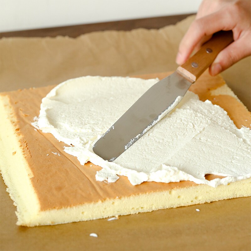 1pcs inch Stainless Steel Cake Spatula Buttercream Icing Frosting Knife Smoother Kitchen Cake Decoration Tools