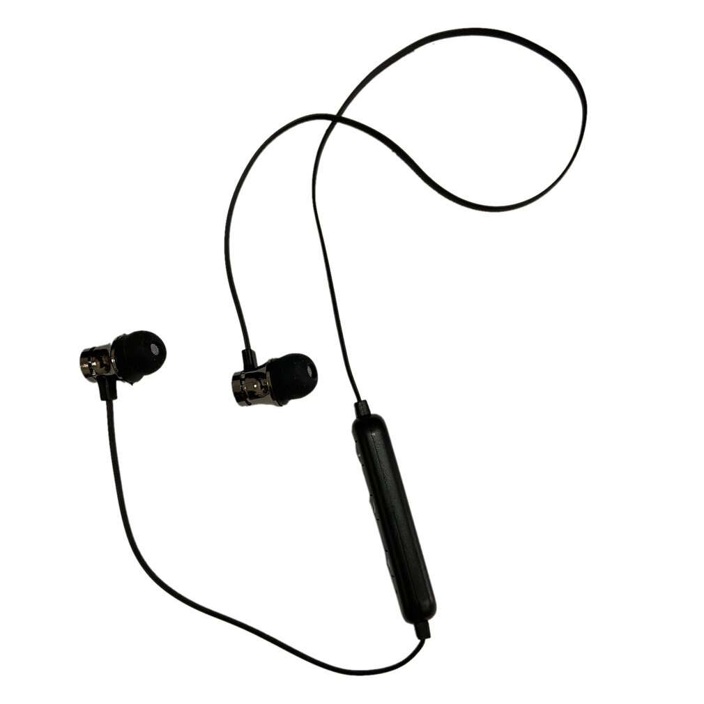 Sports kører bluetooth trådløs øretelefon magnetisk headset med mikrofon aktivt støjreducerende headset til telefoner og musik bas: Grå