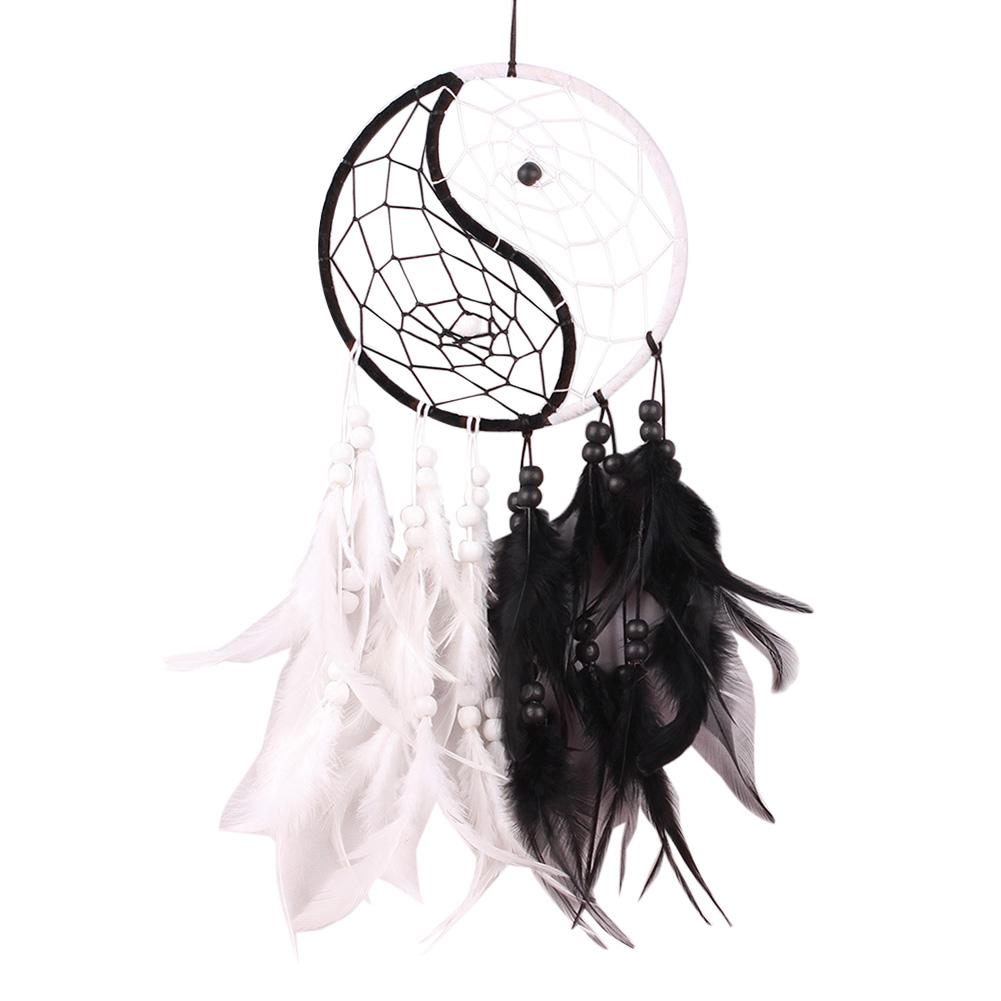 Heart Shape Handmade Dream Catcher Net With Feathers Wall Hanging Decorative Dreamcatcher Home Decoration Ornament dromenvanger: B