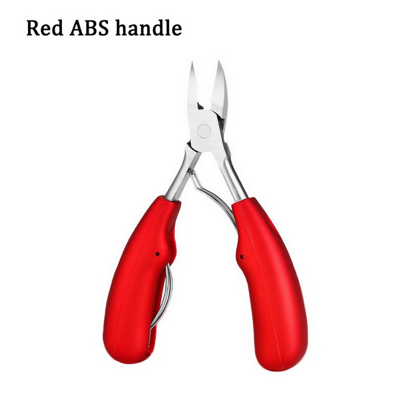 Toe Nail Clippers Remove Dead Skin Nail Correction Nippers Ingrown Toenail Cuticle Scissor Edge Cutter Thick Pedicure Care Tool: Blue