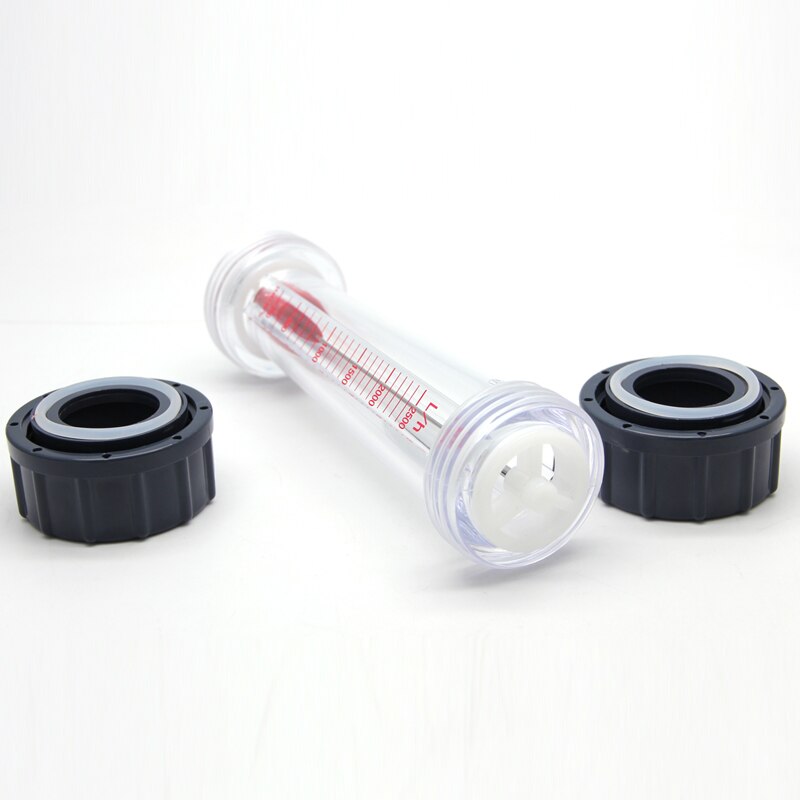 20-63Mm Binnendiameter Socket Plastic Piping Soort Vloeibare Float Flowmeter Water Flow Meter Rotameter Upvc Pijplijn Flowmeter