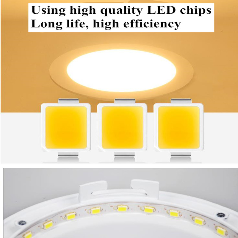 LED Downlight 3W 4W 6W 9W 12W 18W Ronde Verzonken Lamp 220V Plafond indoor Verlichting Warm/Wit woonkamer hal hotel kantoor