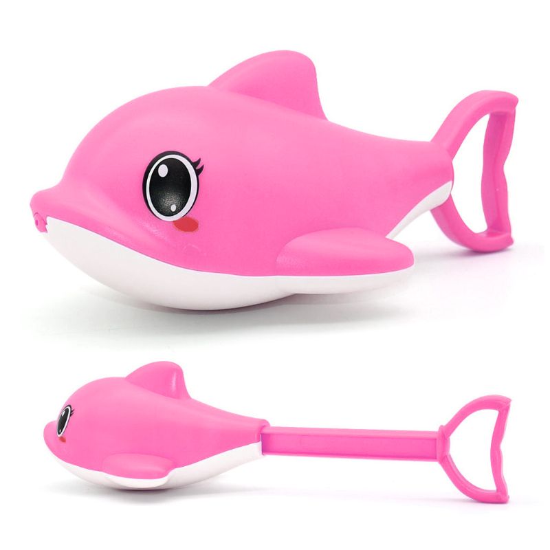 2pcs Dolphin Shape Summer Water Squirt Toys Sprayer Blaster Outdoor Games Swimming Pool for Children