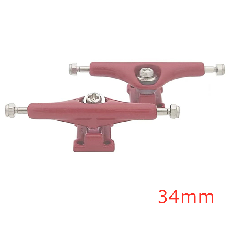 34mm model reverse kingpin finger skateboard truck gribebræt trucks: Blå
