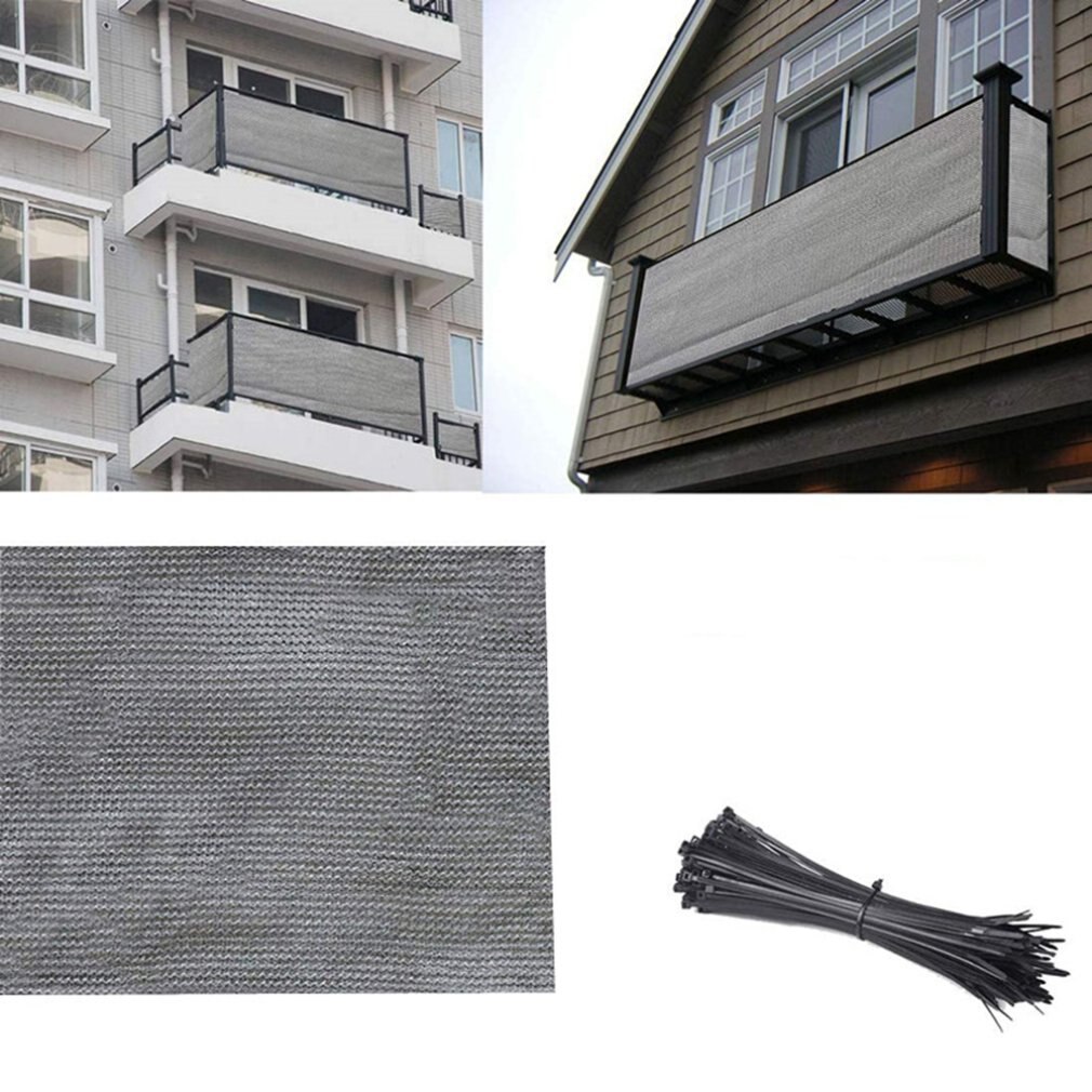 Balcony Wind Shield UV Protection Shade Cloth Privacy Screen Cover Netting Terrace Canopy Sail Beautiful Sun Shade Nets
