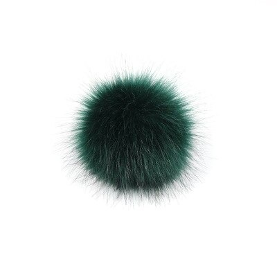 30 stk/parti 8cm blandede bløde rundformede imiterede ræve pomponkugler fluffy pom pom til børn gør-det-selv beklædningsgenstand håndværk: 17