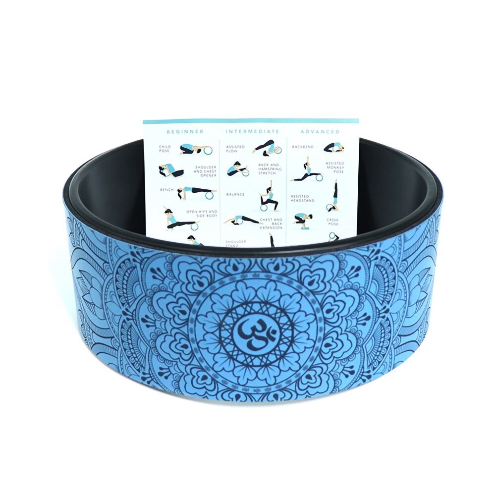 Yoga Wheel Pilates - 32x12cm/33x14cm - TPE/PU Material - Back Training Tool for Fitness