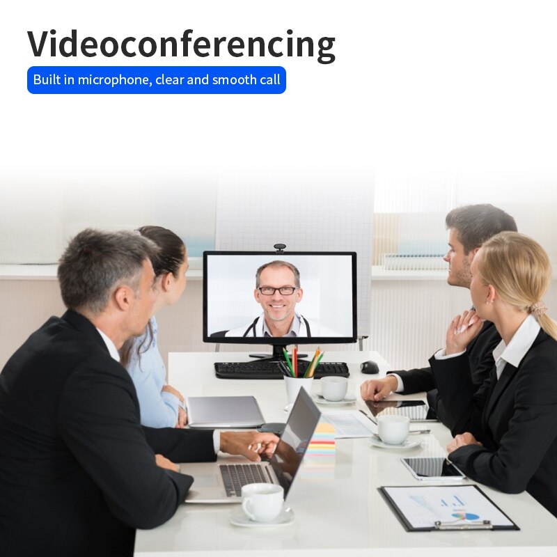 Hd 1080P Webcam Autofocus Web Camera Cam Met Ingebouwde Microfoon Voor Pc Laptop Desktop Live-uitzending Video bellen Conferentie