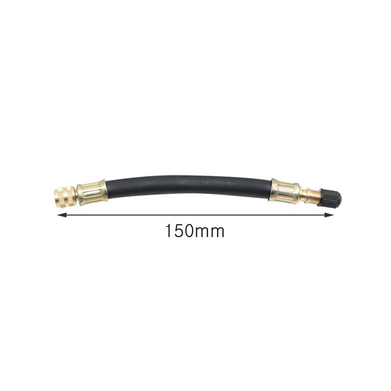 Vário trançado flexível mangueira de pneu válvula de borracha inflável mangueira fio de aço rodas carro pneu válvula hastes extensões tubo adaptador: 150mm