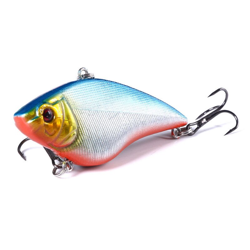 1Pcs 7Cm 16G Vib Vissen Lokken Rattlin Vib Harde Aas Lange Shot Wobbler Crankbait Isca Kunstmatige Baars: A