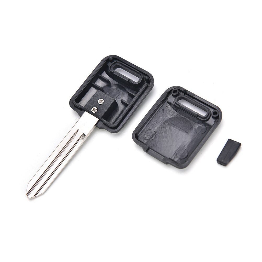 1PC Remote Head Key For Nissan Uncut Ignition Blank Chipped Car Key With Transponder Chip for Nissan
