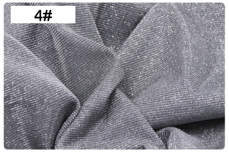 1/3/5/10m Tela de vestido de novia iridiscente con purpurina, tela holográfica brillante, tela brillante, tela de Cosplay para ropa de baile: S / Gris