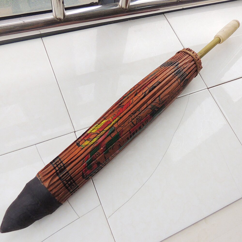 Oilpaper Umbrella Classic Hand-Painted Oil-Paper Umbrella Decorative Umbrella Oiled Paper Umbrella Craft Bar Store Tearoom Decor