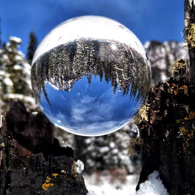 Crystal Ball Large Transparent Photography Glass 100mm Sphere Photo Shooting Props Lens Clear Round Artificial Ball Decor