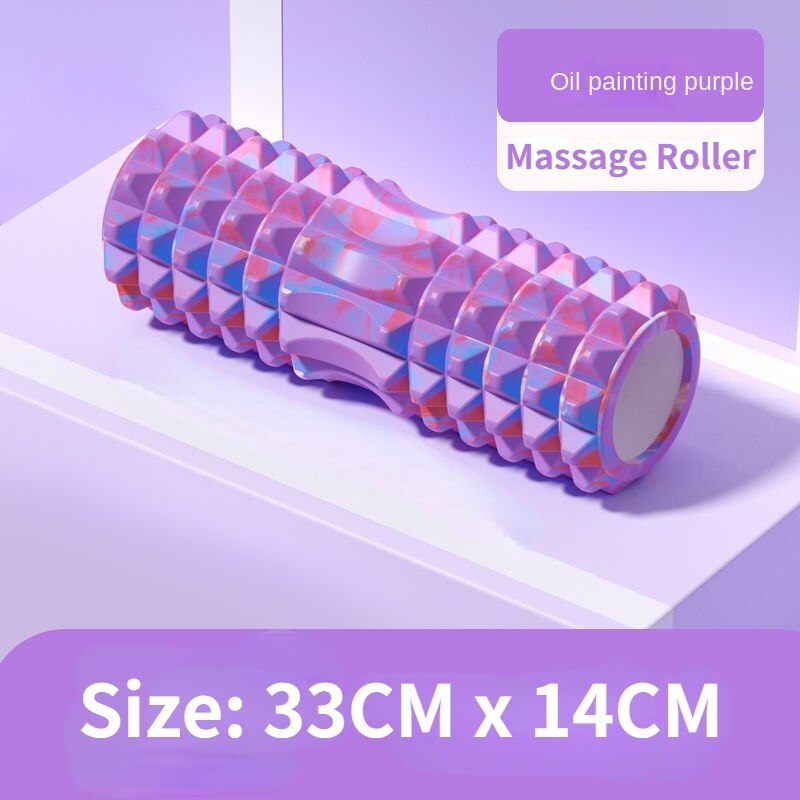 Yoga Column Gym Fitness Foam Roller Pilates Yoga Exercise Back Muscle Massage Roller Soft Yoga Block Muscle roller: Beige