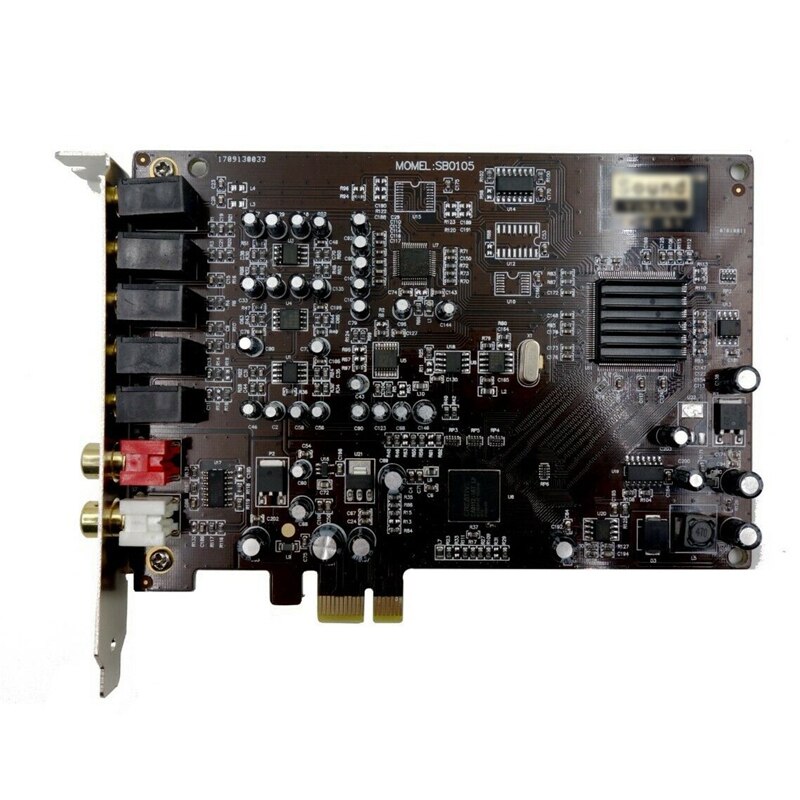 5.1 Geluidskaart Pci Express Pci-E Ingebouwde Dubbele Output Interface Voor Pc Venster Xp/7/8/10