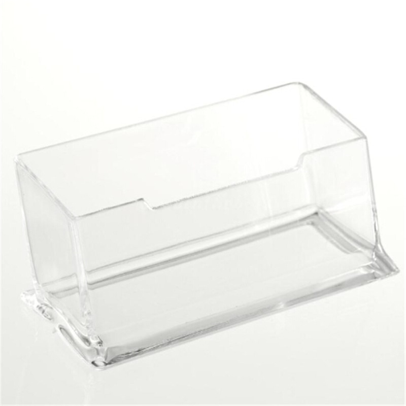 Acryl Plastic Clear Desktop Visitekaarthouder Bureau Plank Opbergbox Display Stand