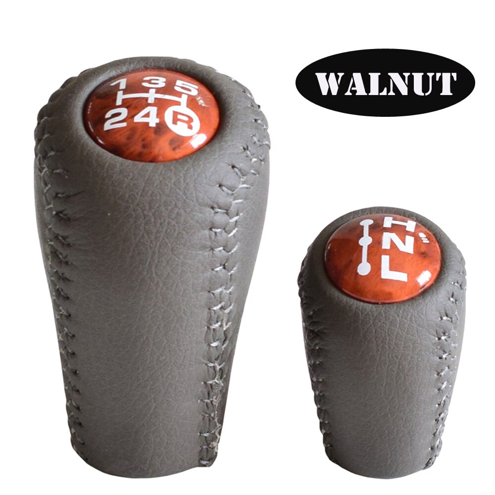 Botão de mudança de engrenagem da transmissão da cor preta/de madeira para toyota land cruiser prado 120 2003 2004 2005-2009 acessórios: walnut