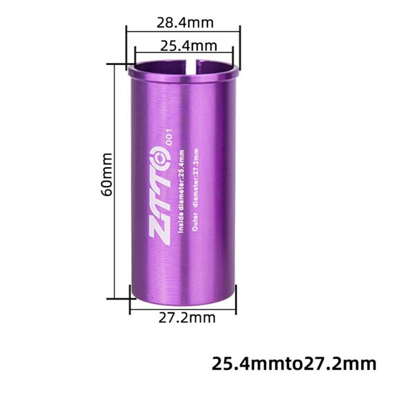 Bicycle Seatpost Adapter Alloy Sleeve Convert Seat Post Tube Conversion Adapter 25.4 27.2 28.6 30.4 30.8 31.6 33.9 34.9: A