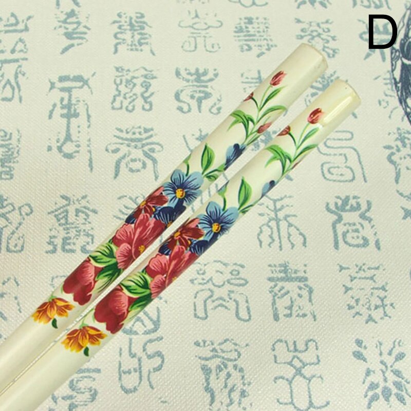 2 stk/sæt vintage håndlavede hårpinde maling japansk træ hårnåle hårspænde til kvinder naturlige kinesiske spisepinde i træ