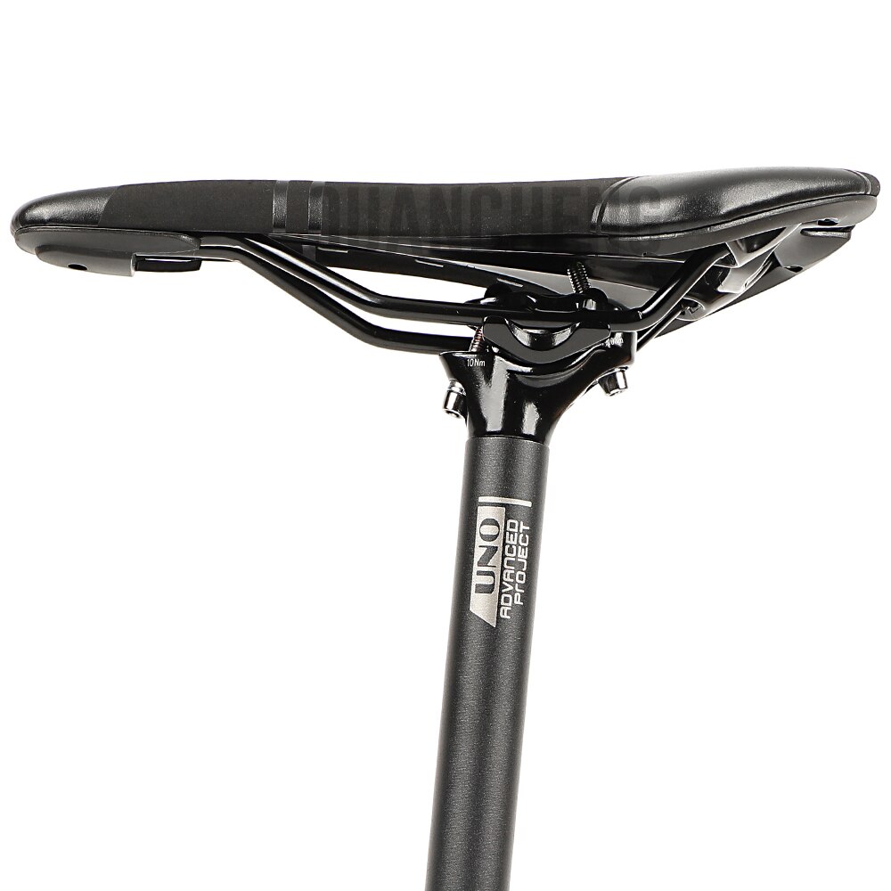 UNO-tija de sillín ultraligera para bicicleta de montaña, tubo de sillín de 350/400mm, 27,2/30,9/31,6mm, compensa 5mm, piezas de bicicleta de carretera
