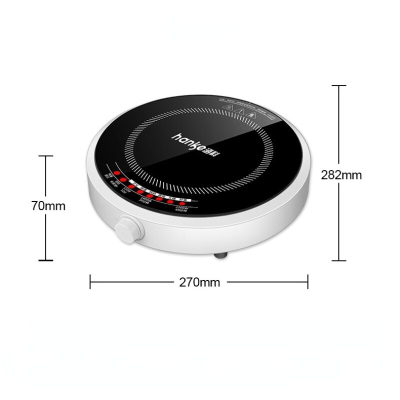Cuiseur rond à induction électrique, petit pot multifonctionnel, dortoir, mini cuisson de nouilles, économie d&#39;énergie
