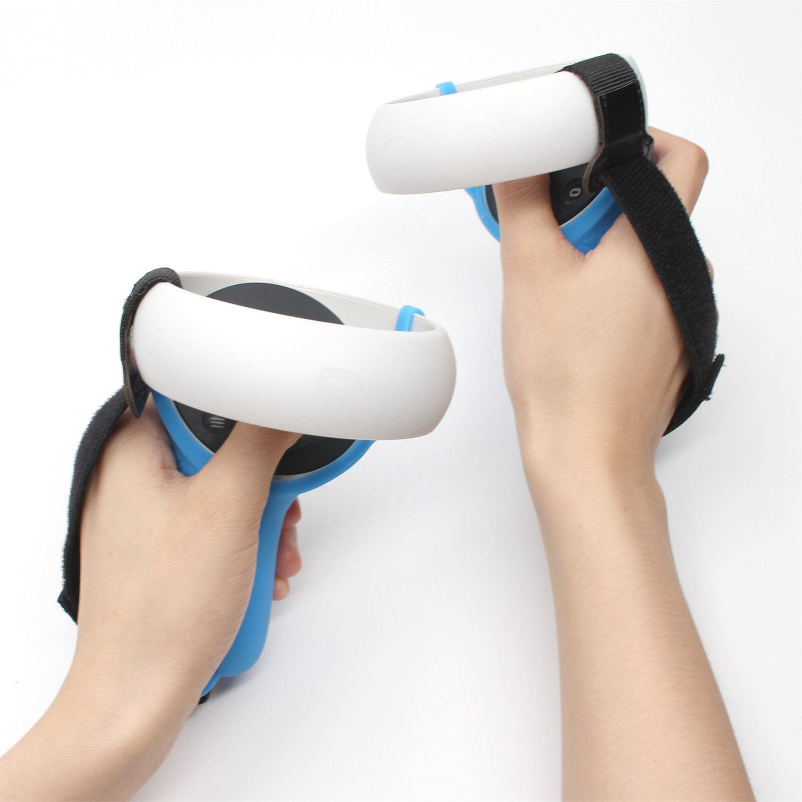 Halb Geschlossene 2-in-1 Bausatz Silikon Abdeckung Knöchel Gurt für Oculus Suche 2 VR berühren Regler schutzhülle Griff Griips