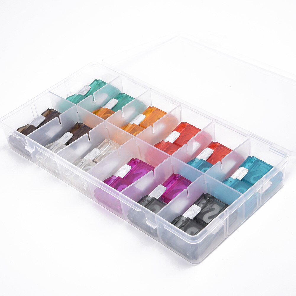 24pc set amp säkring sortiment kit bil lastbil kretsskydd 30 40 50 60 70 amp
