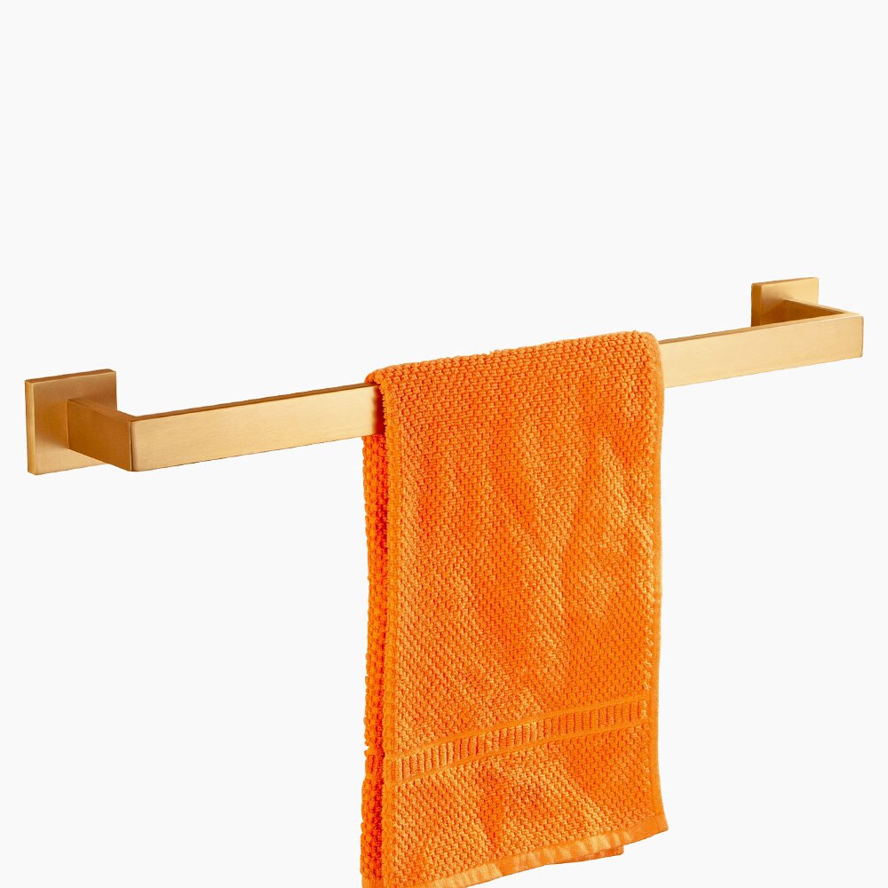 Producto, oro galvanizado, níquel cepillado SUS 304, herraje de acero inoxidable para baño, soporte de papel, barra de toalla, accesorios: Towel Bar