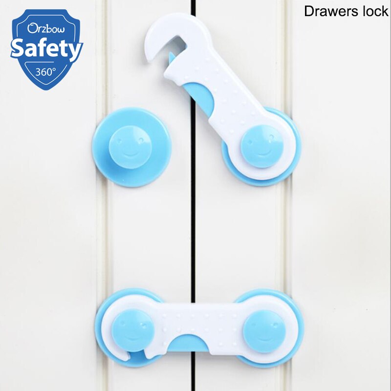 Armoire de Protection enfants | Serrure de sécurité bébé, en plastique, adhésif ABS, serrure à tiroir, Articles de Protection de sécurité pour nourrissons