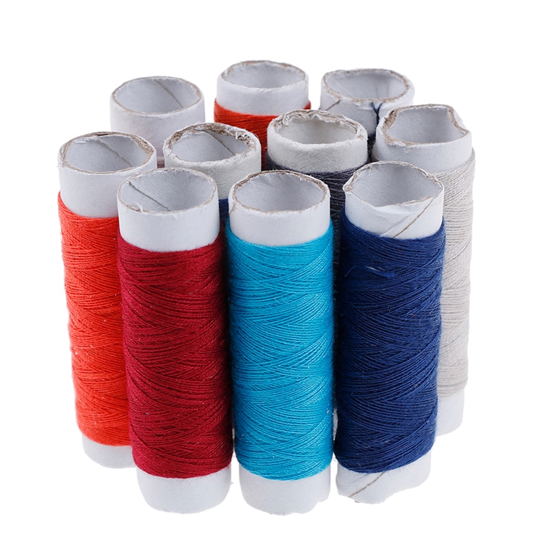 10 Rolls/Set Different Thread Colors stitch DIY stitch Thread Kit For Hand stitch Or stitch Machine random color