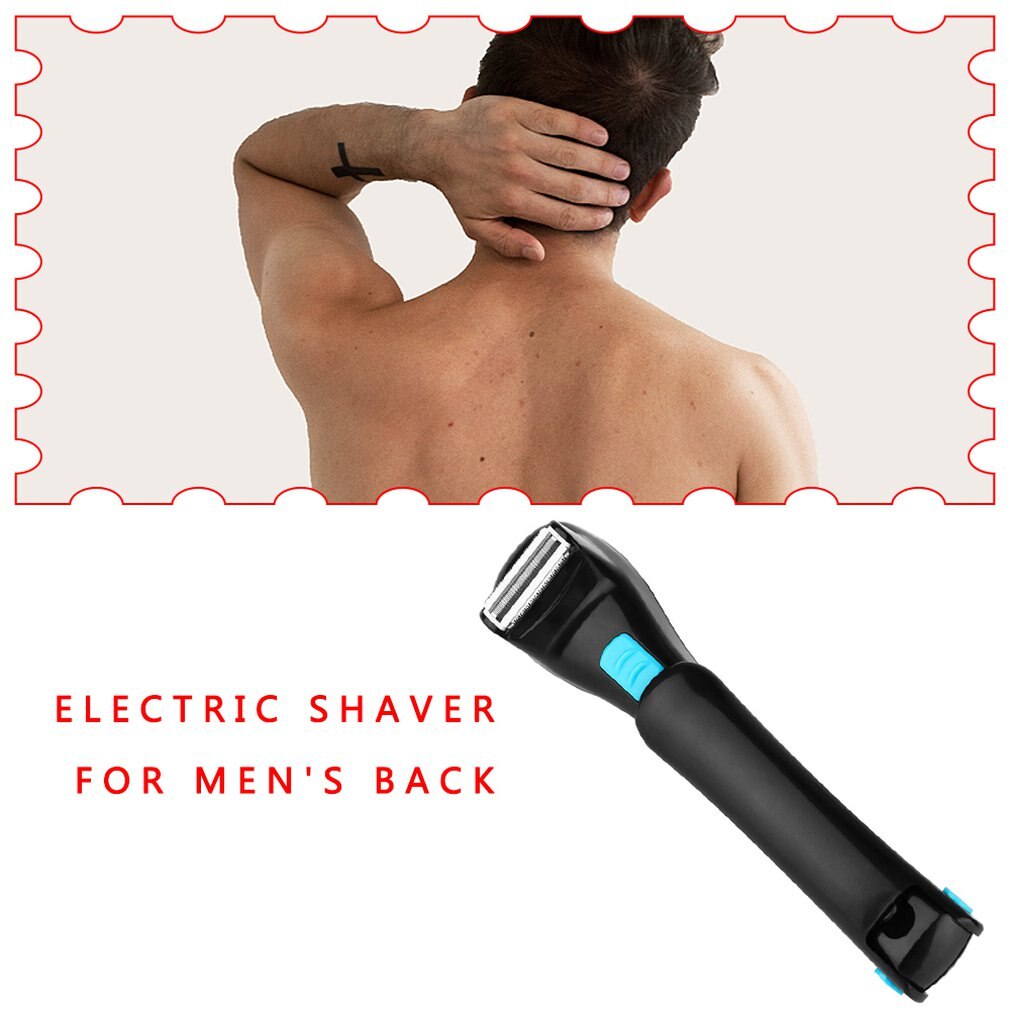 Back Shaver Men's Electric Hair Shaver Remover Body Back Shaving Razor Trimmer Portable Hair Clipper