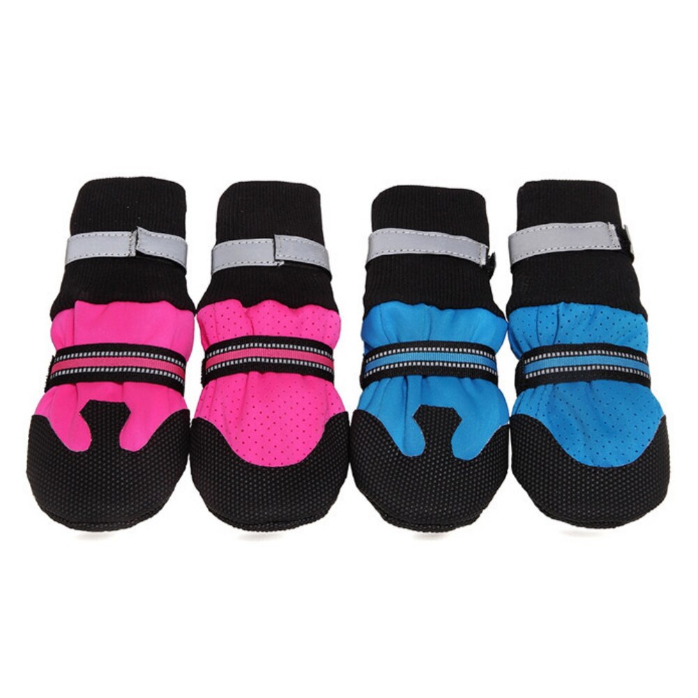 4 Stk/set Huisdier Waterdichte Regen Schoenen Voor Medium Grote Honden Poot Protectors Warme Regen Laarzen