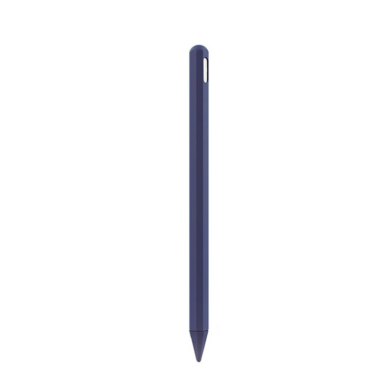 Pen Nib Protector Silicone Sleeve Grip Skin Cover Holder for Apple Pencil 2 PR: Blue